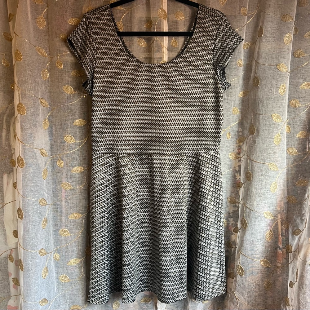 Cap Sleeve Armor Skater Dress by Lorica Clothing